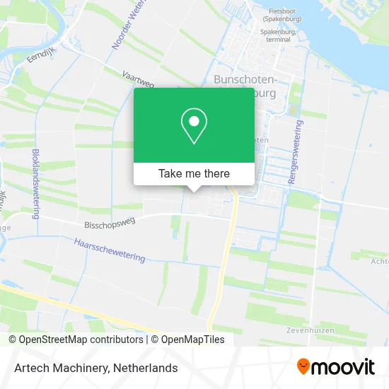 Artech Machinery map