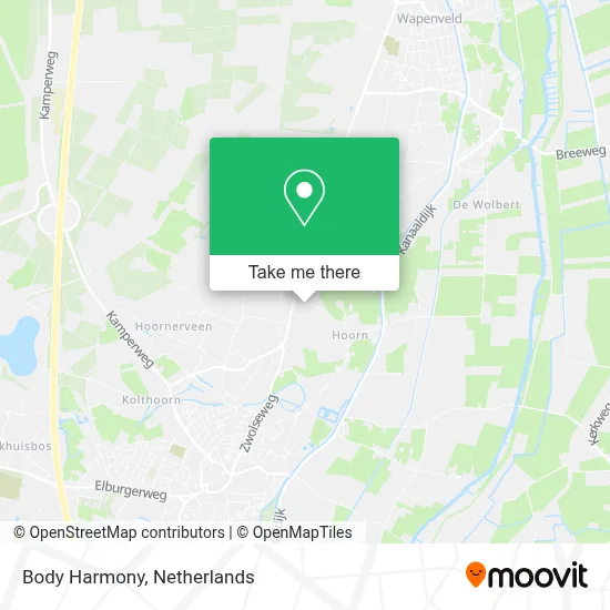 Body Harmony map