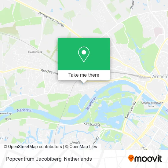 Popcentrum Jacobiberg map
