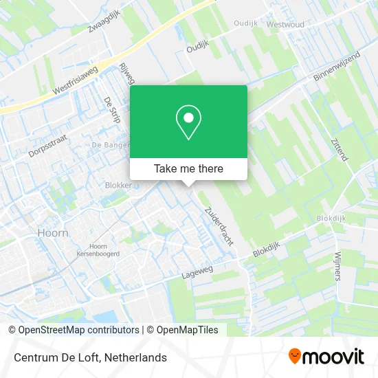 Centrum De Loft map