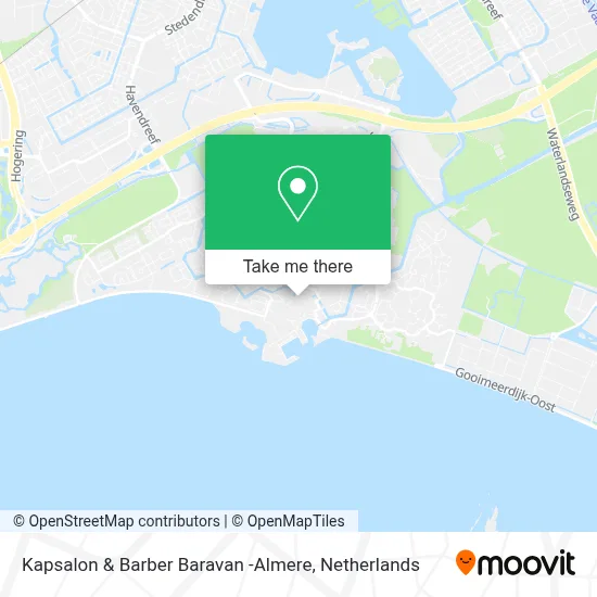 Kapsalon & Barber Baravan -Almere map