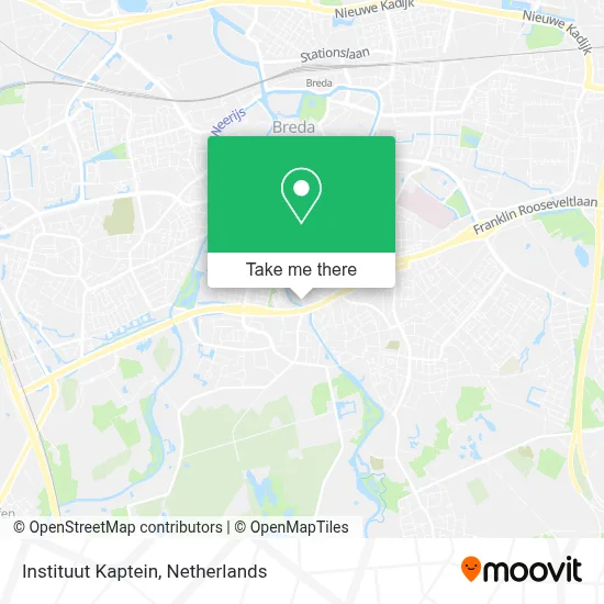 Instituut Kaptein map