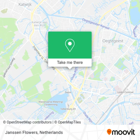 Janssen Flowers map