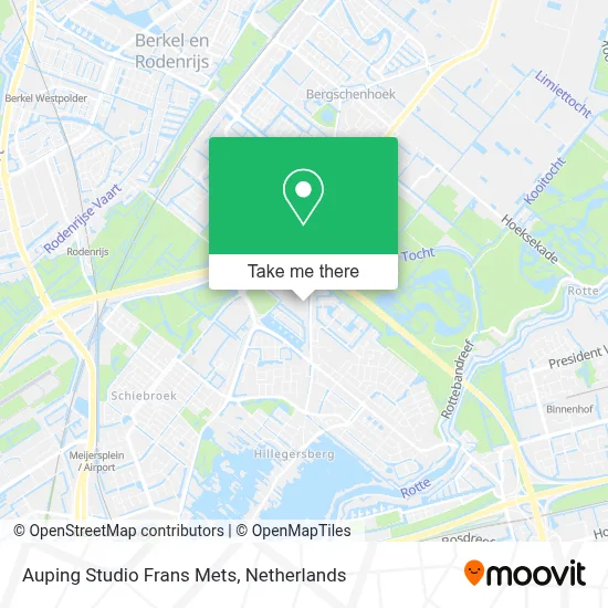 Auping Studio Frans Mets map