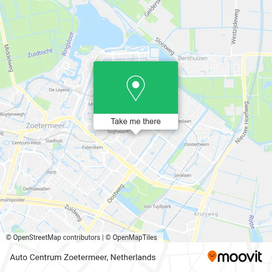 Auto Centrum Zoetermeer map