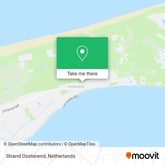 Strand Oosterend map