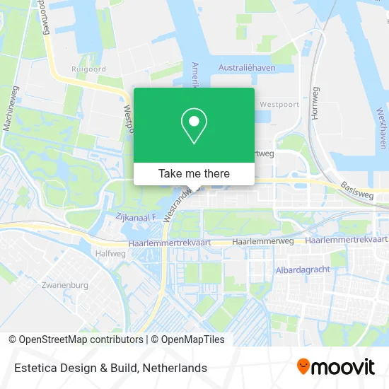 Estetica Design & Build map