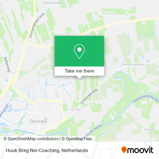 Huub Breg Nei-Coaching map