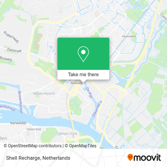 Shell Recharge map