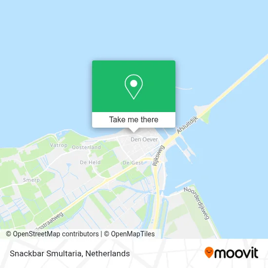 Snackbar Smultaria map