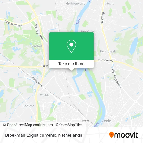 Broekman Logistics Venlo map