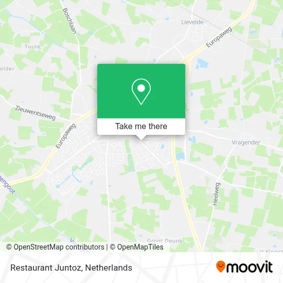 Restaurant Juntoz map