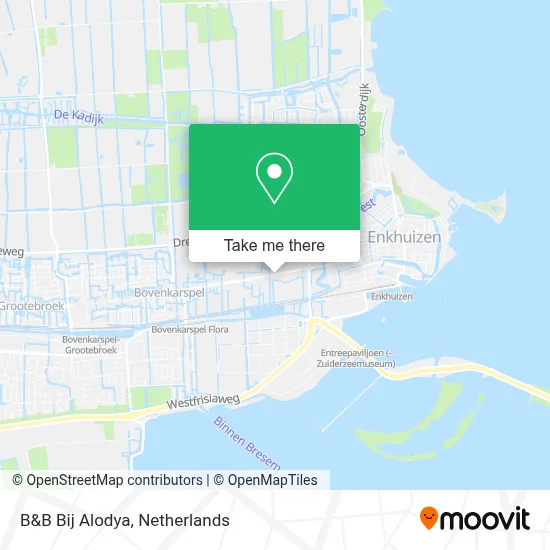B&B Bij Alodya map