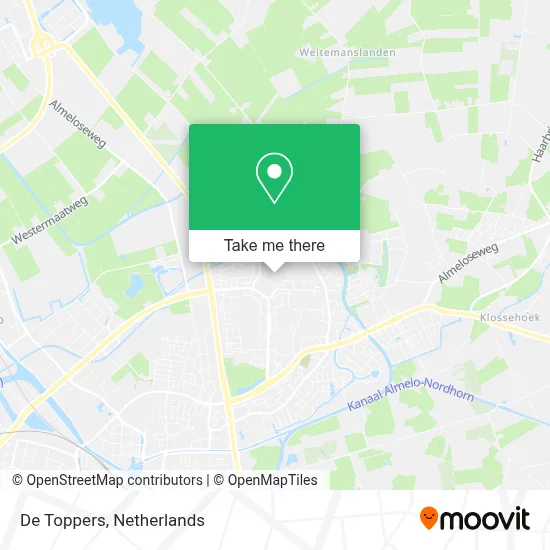 De Toppers map