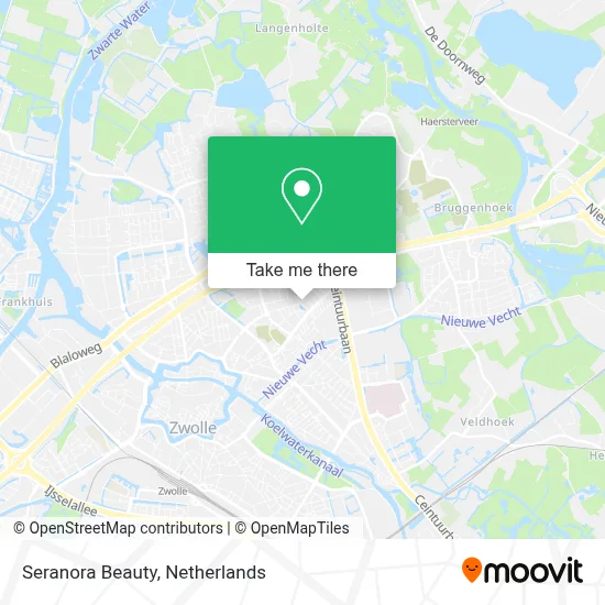 Seranora Beauty map
