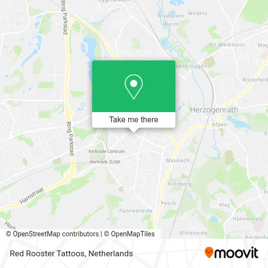 Red Rooster Tattoos map