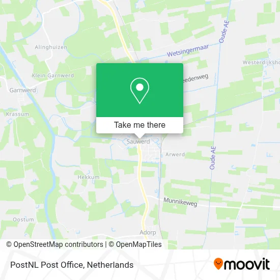 Postnl Postkantoor map