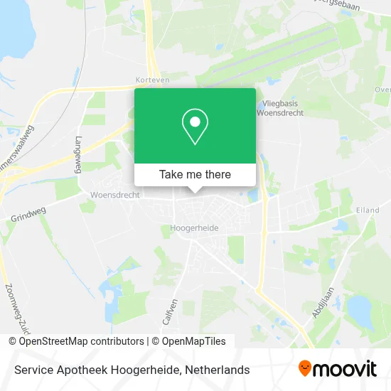 Service Apotheek Hoogerheide map