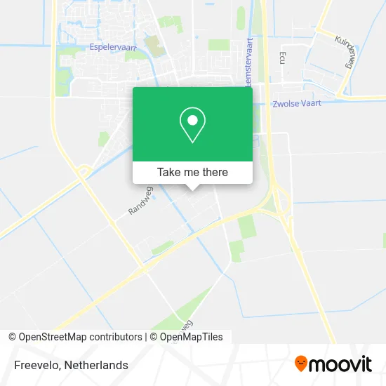 Freevelo map