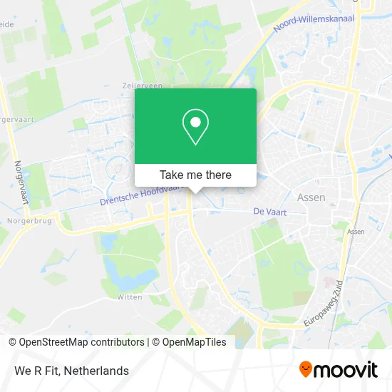 We R Fit map