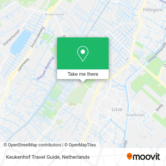 Keukenhof Travel Guide map