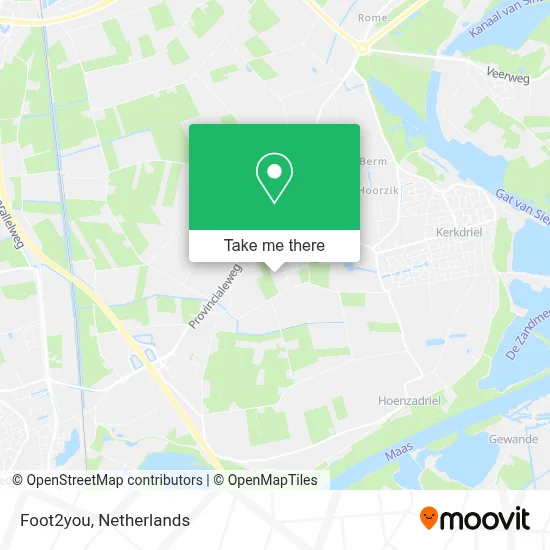 Foot2you map