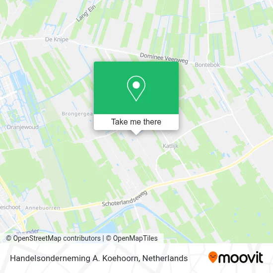 Handelsonderneming A. Koehoorn map
