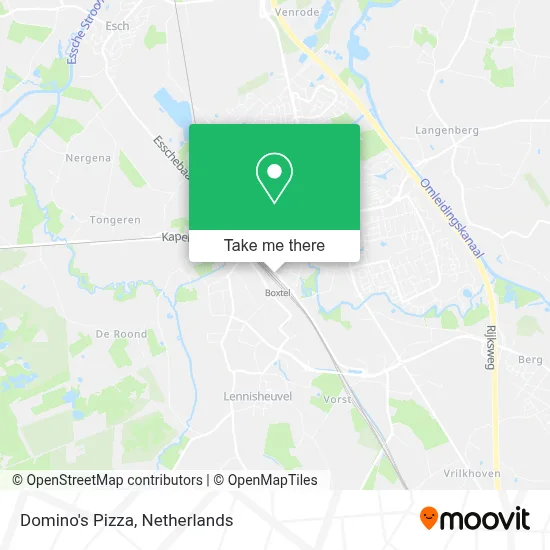 Domino's Pizza map