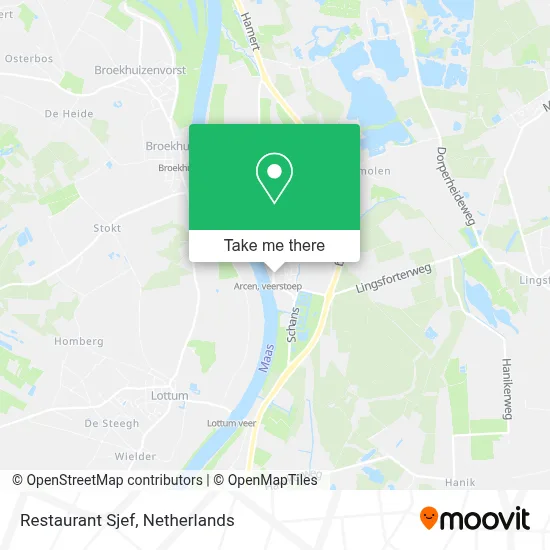 Restaurant Sjef map