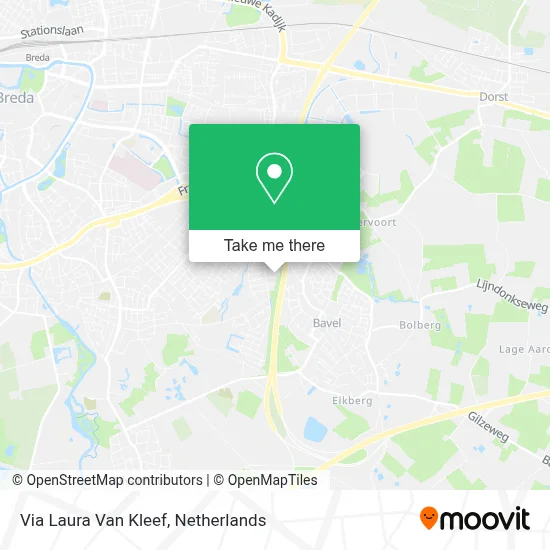 Via Laura Van Kleef map