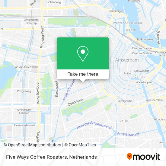 Five Ways Coffee Roasters map