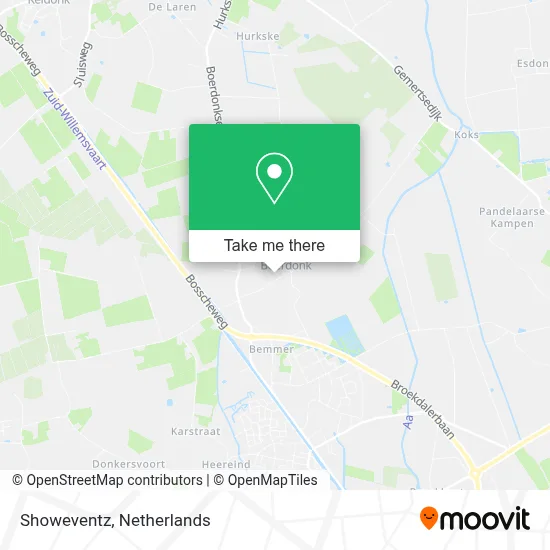Showeventz map