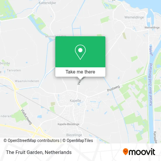 De Fruittuin map