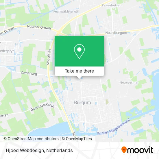 Hjoed Webdesign map