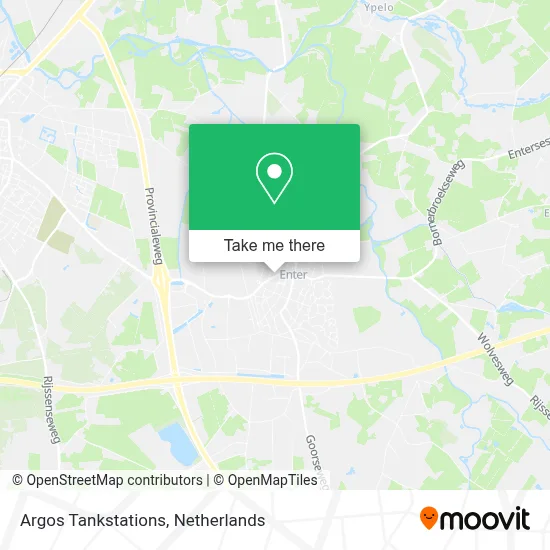 Argos Tankstations Karte