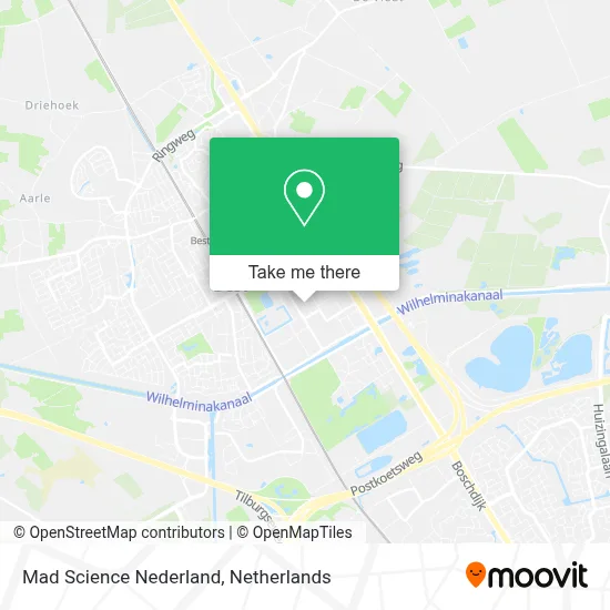 Mad Science Nederland map
