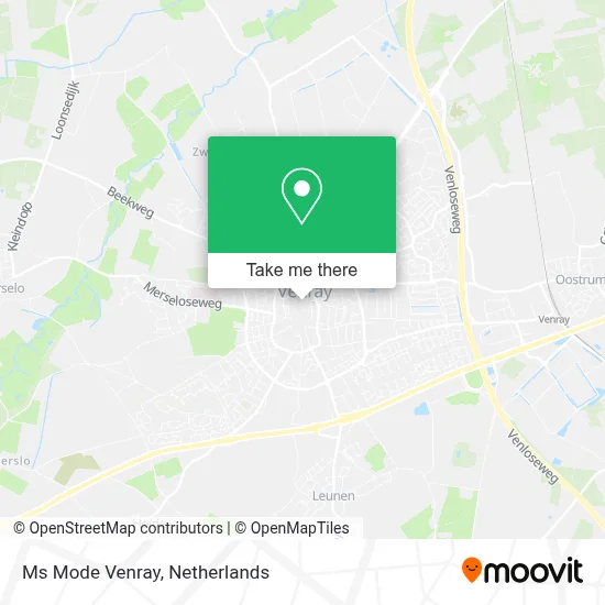 Ms Mode Venray map
