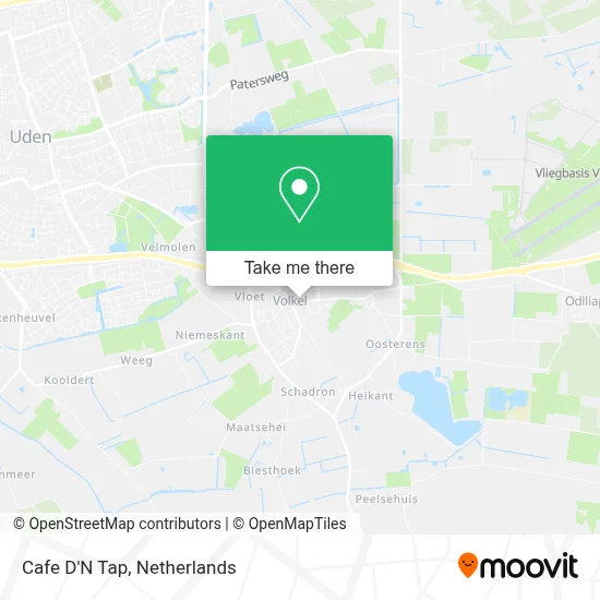 Cafe D'N Tap map