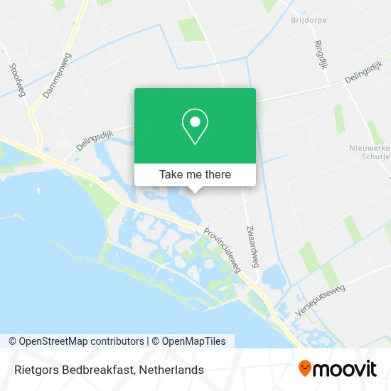 Rietgors Bedbreakfast map