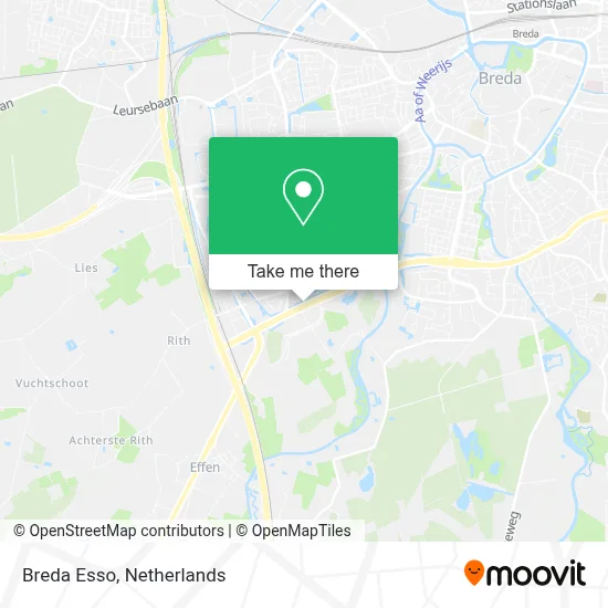 Breda Esso map