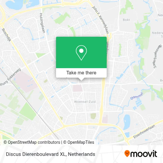 Discus Dierenboulevard XL map