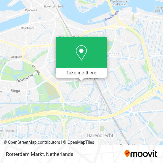 Rotterdam Markt map