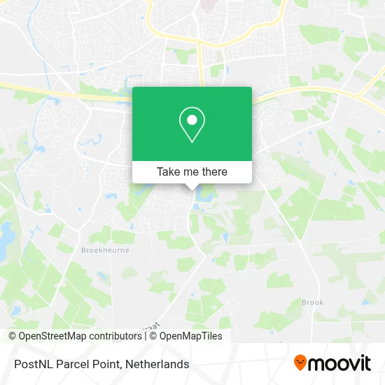 Postnl Pakketpunt map