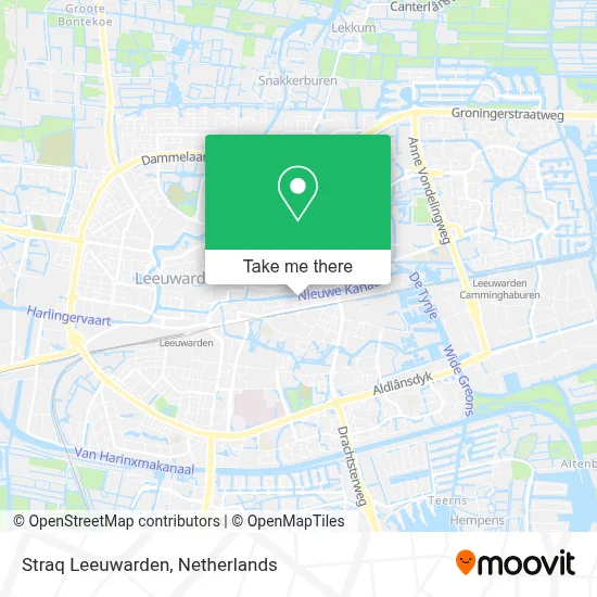 Straq Leeuwarden map