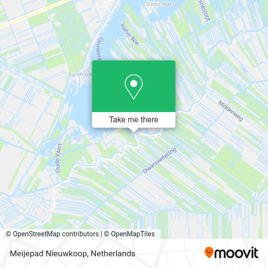 Meijepad Nieuwkoop map