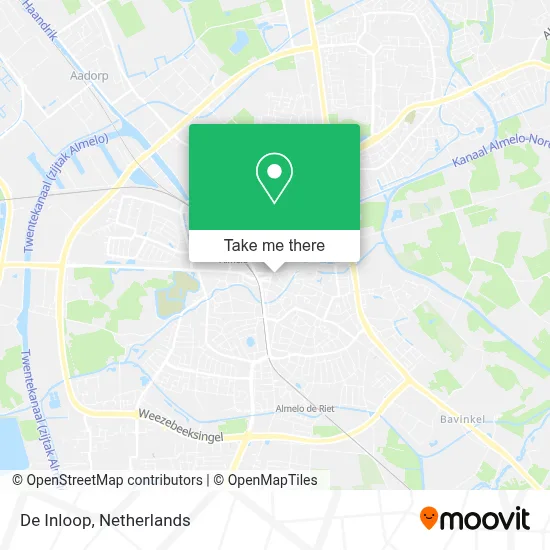 De Inloop map