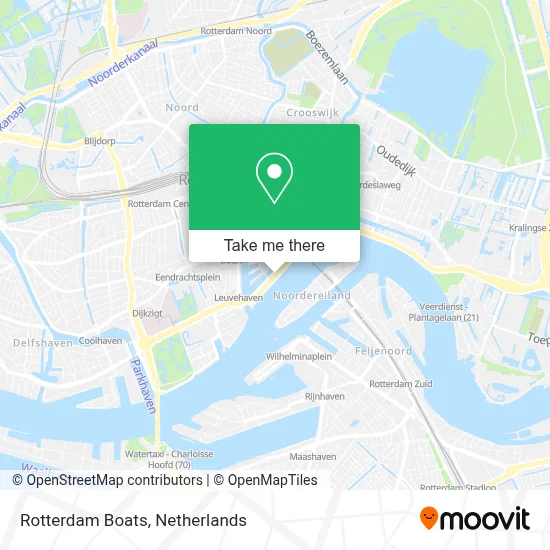 Rotterdam Boats map