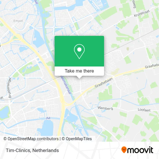 Tim-Clinics map