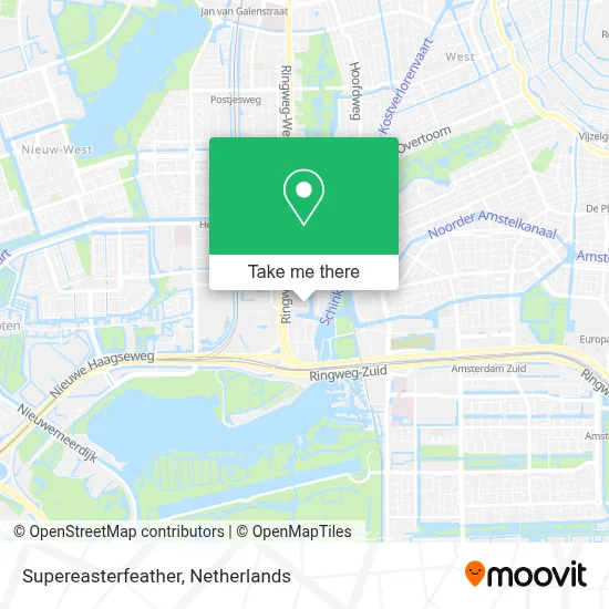 Supereasterfeather map