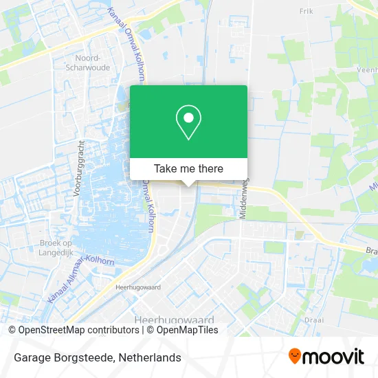 Garage Borgsteede map
